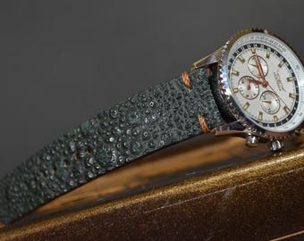 Rios1931 20 /18 Cinturino Per Orologio In Vera Pelle Fatto A Ano Coccodrillo Goffrato - Foto 7