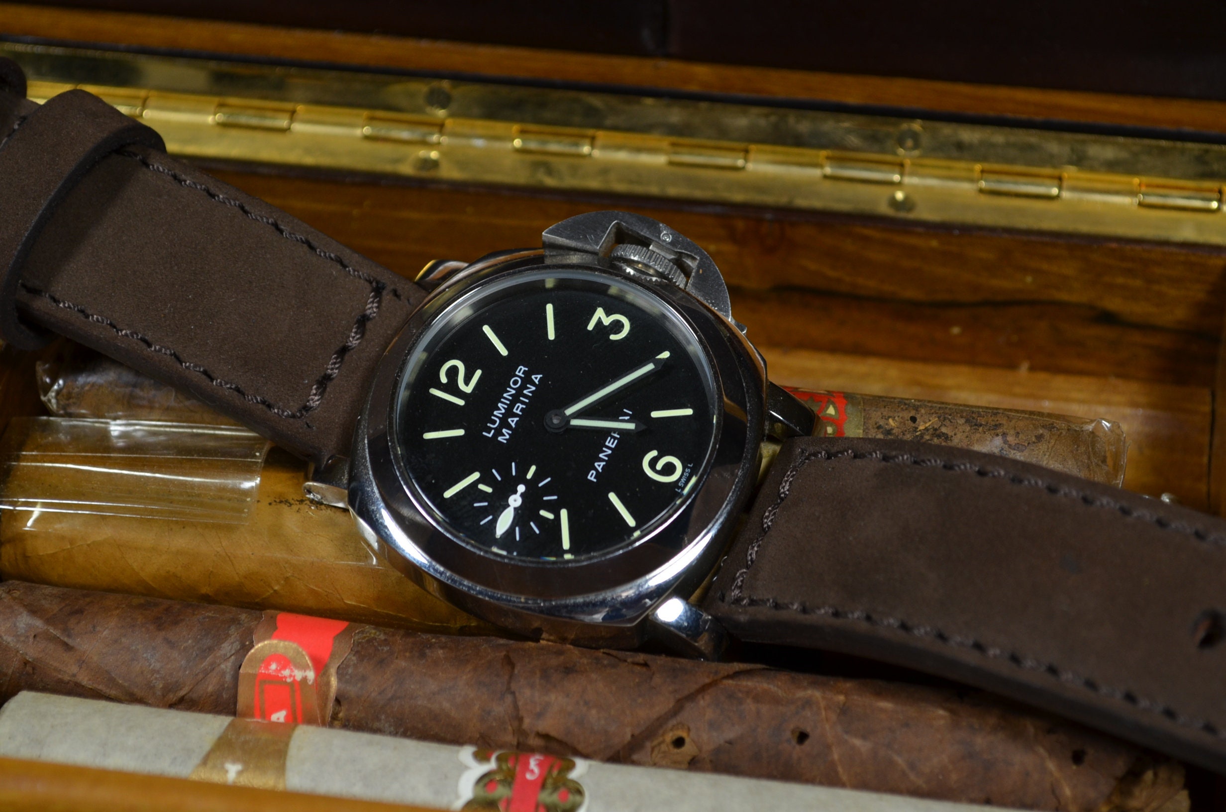 Cinturino Per Orologio In Vera Pelle MA Vintage Da 26, 24, 22 - Foto 6