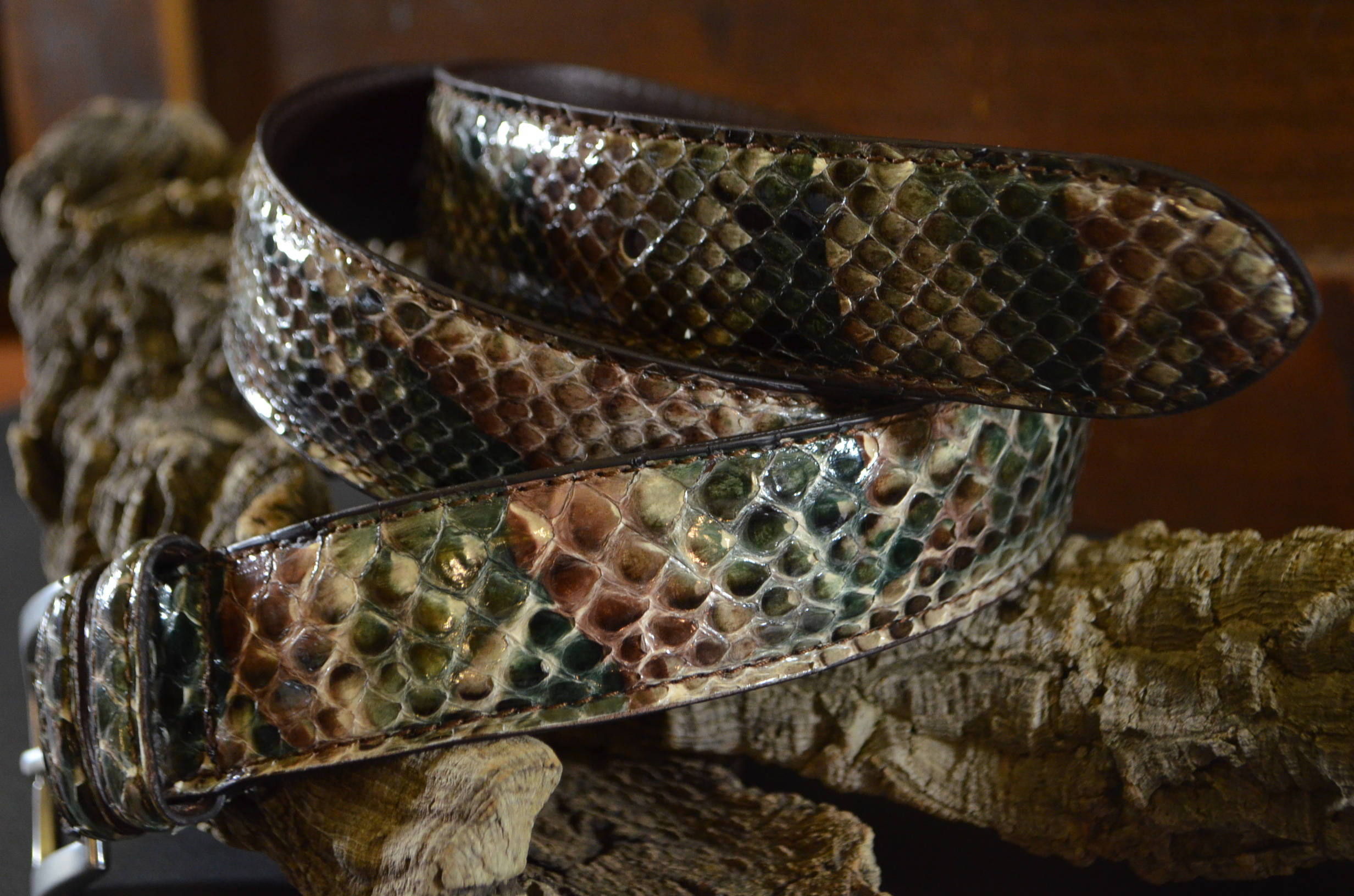 小物 TTT_MSW leather belt python Leather Belt / Python — COTE