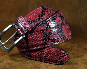 17AW シュプリーム SUPREME FAUX SNAKESKIN BELT Fall/Winter 2017