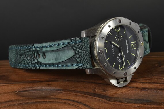 panerai ostrich strap