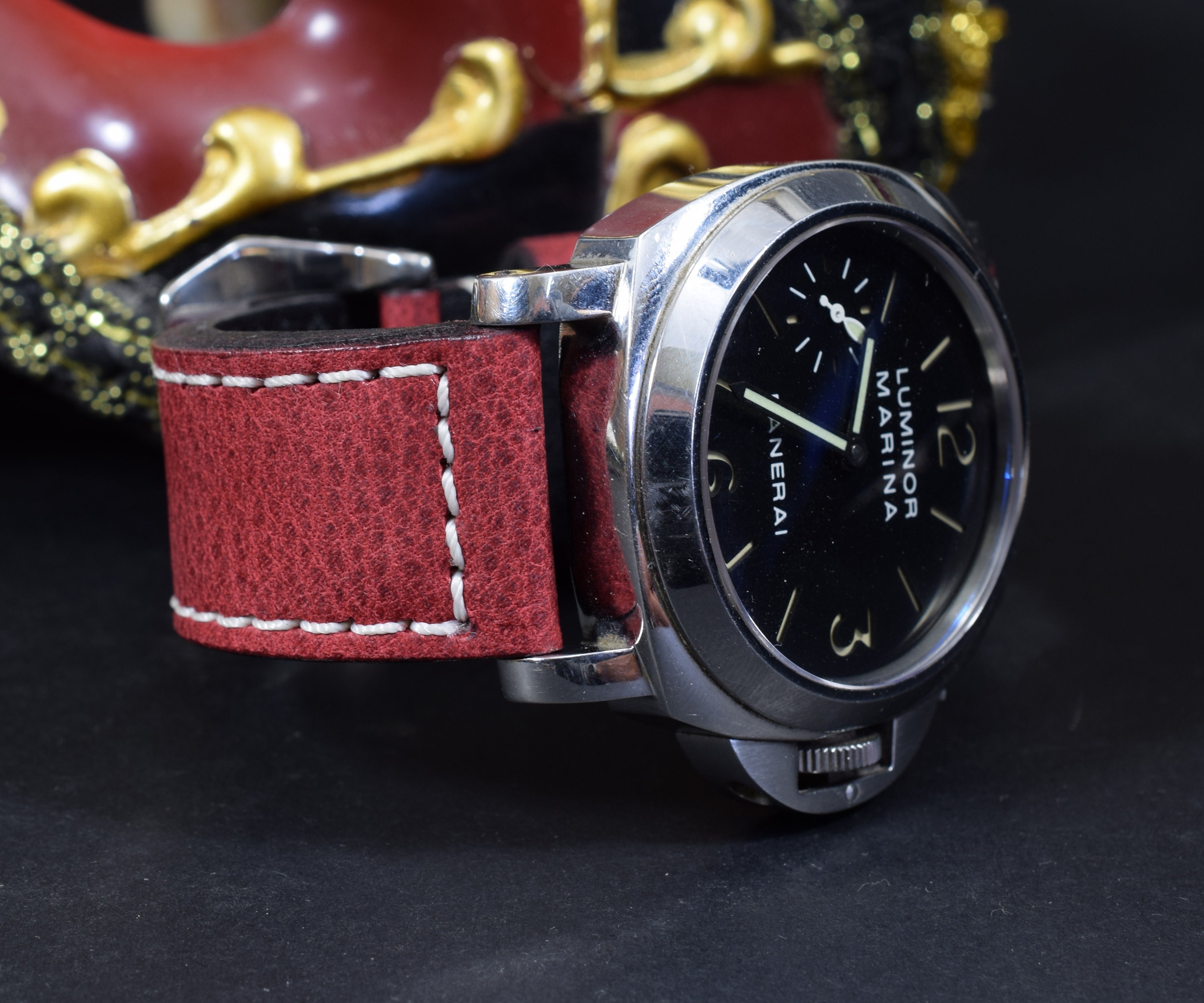 ★komorebi museum★ KM221 Handmade Leather Pin Buckle Strap il_fullxfull.4327781620_q0fq.jpg