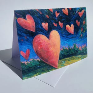Cartes Heart Storm // 2 cartes ou plus // Au choix // Cartes de voeux vierges