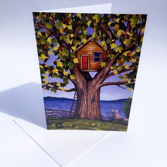 Treehouse Party | Greeting Card Treehouse Party | Greeting Card