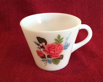 Pyrex JAJ Cottage Rose Tea Cup