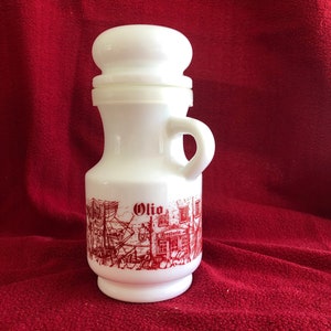 Décor Giorgi Milchglas Öl Essig Ausgießer 170mm hoch