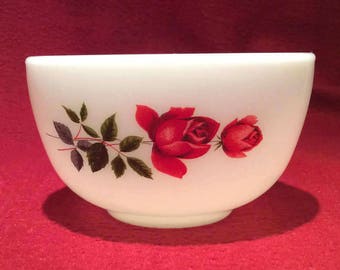 Pyrex JAJ June Rose Sugar Bowl circa 1960