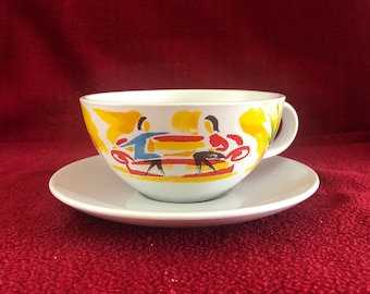 Nescafe Coffee Cup and Saucer Circa 1990