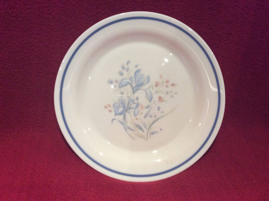 Pyrex Iris Blue Iris Tea Plate 19cm Diameter Circa 1985 - Etsy