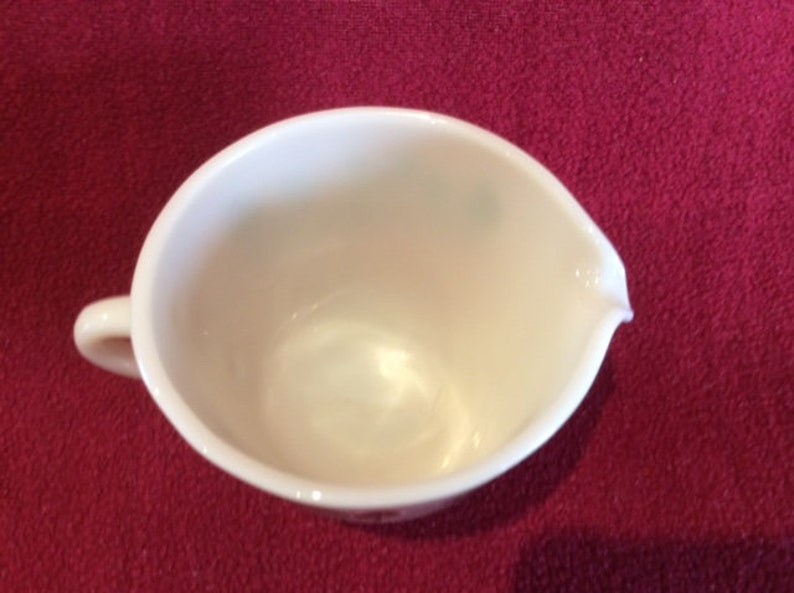 Pyrex Rustic Milk Jug Creamer circa 1982 image 2