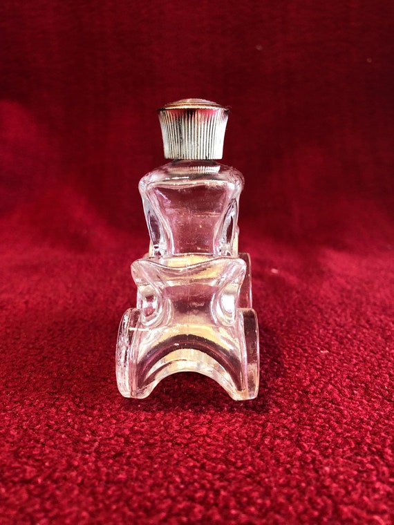 Avon Occur Leere Klarglas Parfum Flasche Vintage Auto Design 3