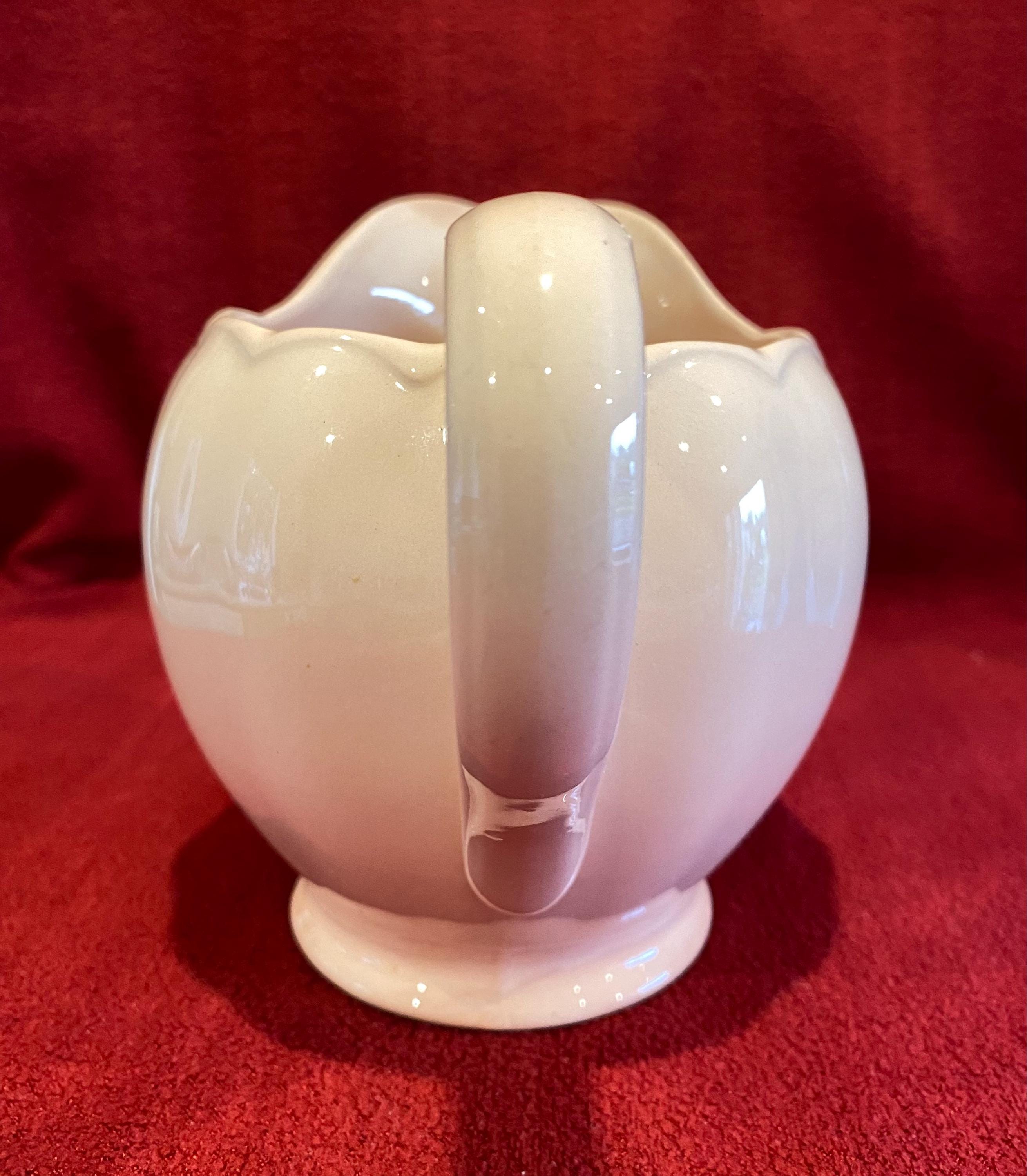 Vintage Grindley Peach Petal Ware Milk Jug: English Kitchenalia