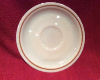 Pyrex Harvest Spray Tea Saucers 15cm diameter circa 1982