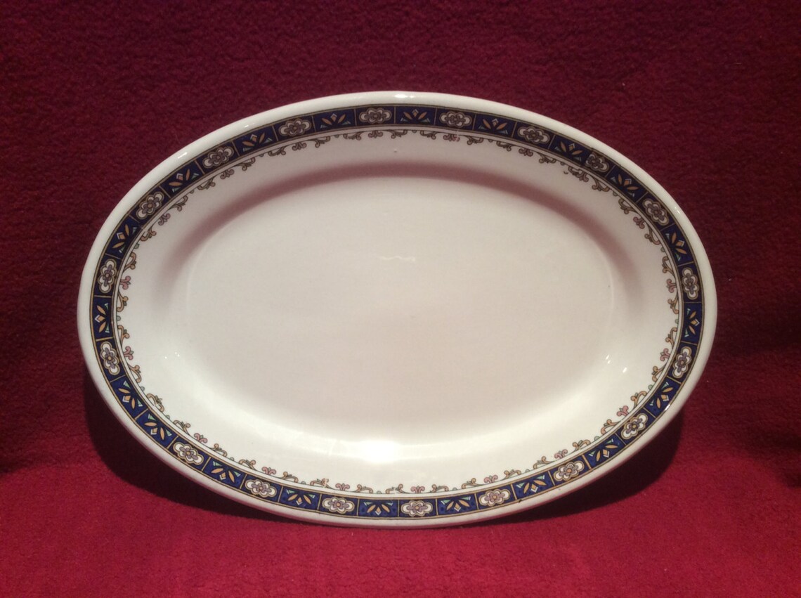 Globe Pottery Co Ltd Shelton Oval Serving Platter 10 1/2 Etsy UK