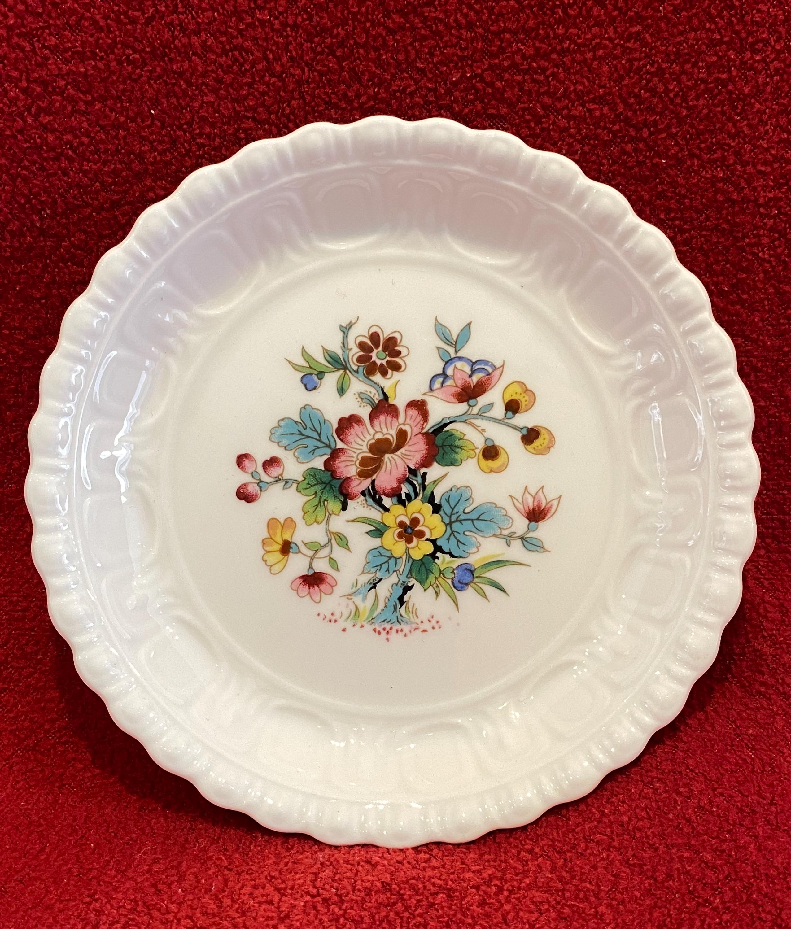 Coalport Ming Rose Bone China Dish: Vintage Floral Trinket Dish