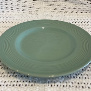 Vintage Woods Ware Beryl Side Plate: Green Ceramic China, 1950s
