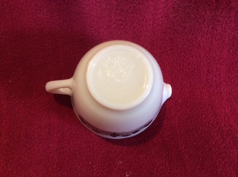 Pyrex Rustic Milk Jug Creamer circa 1982 image 3