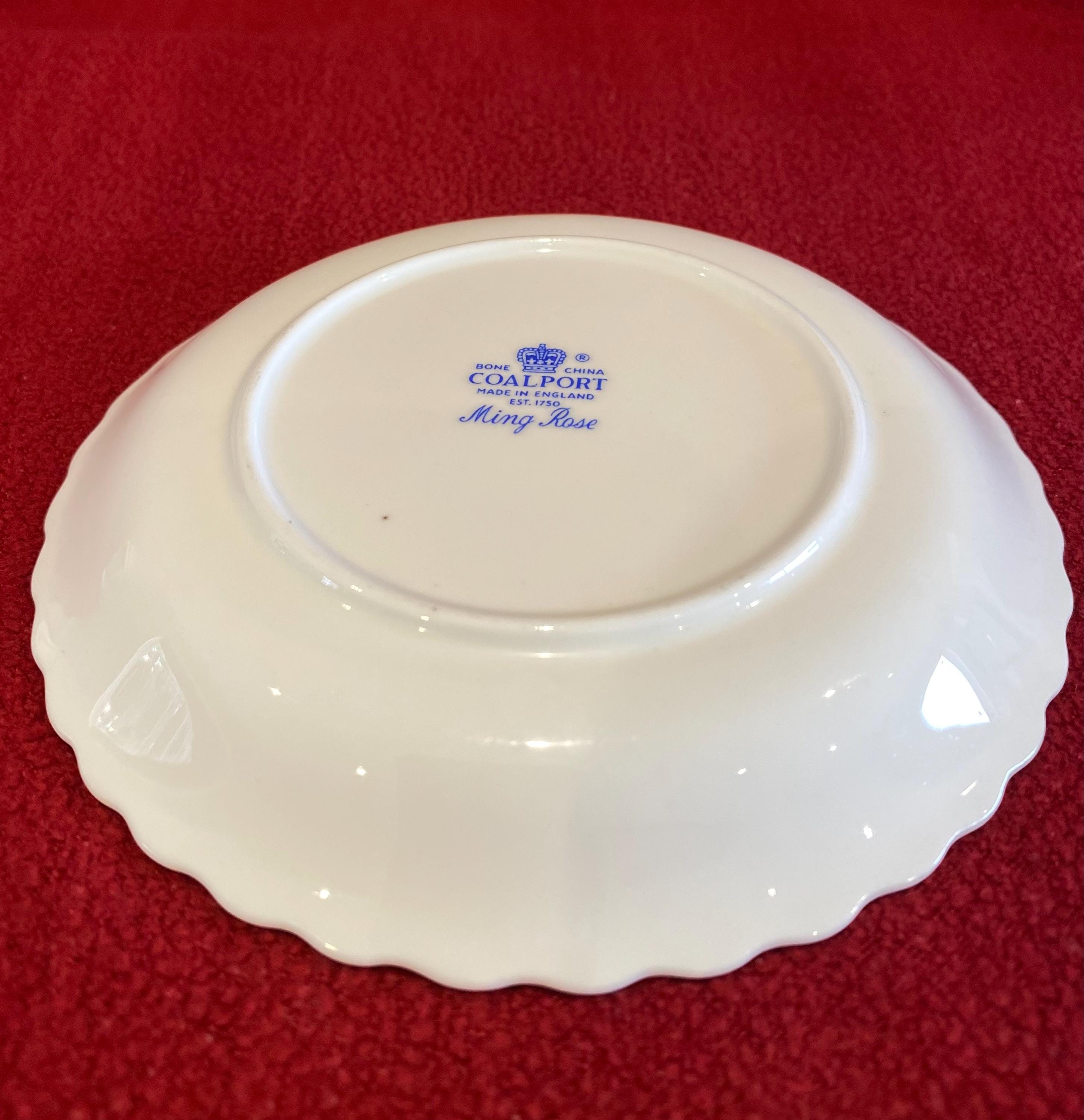 Coalport Ming Rose Bone China Dish: Vintage Floral Trinket Dish