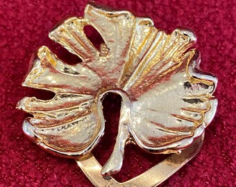 Rare Broche Ancienne Pince à Foulard, French Antique, Métal