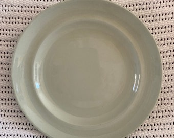 Spode Flemish Green England Tea plate. Classic pale green mid century retro utility china. Circa 1949