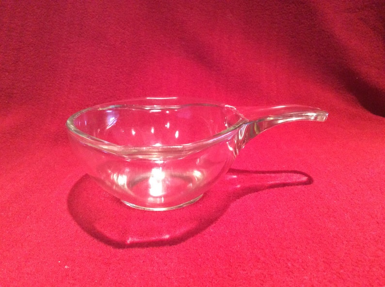 Pyrex JAJ Clear Glass Gravy Custard Sauce Boat Ladle Etsy