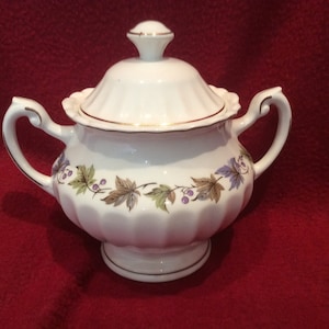 J G Meakin Classic White Sugar Bowl
