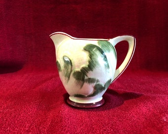 Sterling China Raised Acanthus leaves design Milk Jug or Creamer