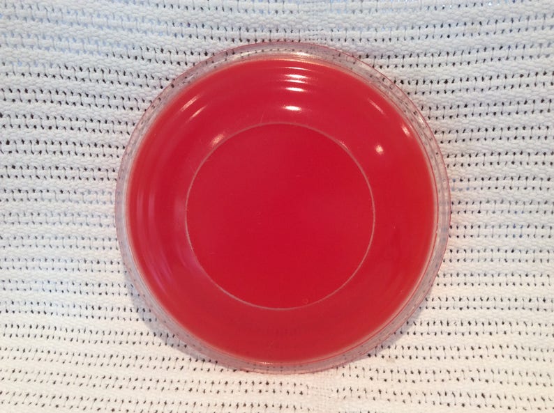 Phoenix Coral Red Sprayware Side Plate 6.75 Diameter circa 1950