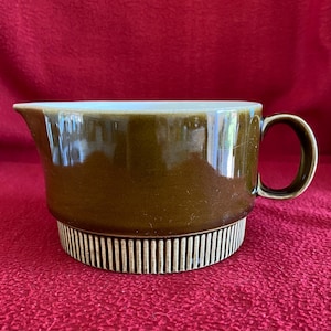 Vintage Poole Pottery Green Milk Jug - Robert Jefferson Design