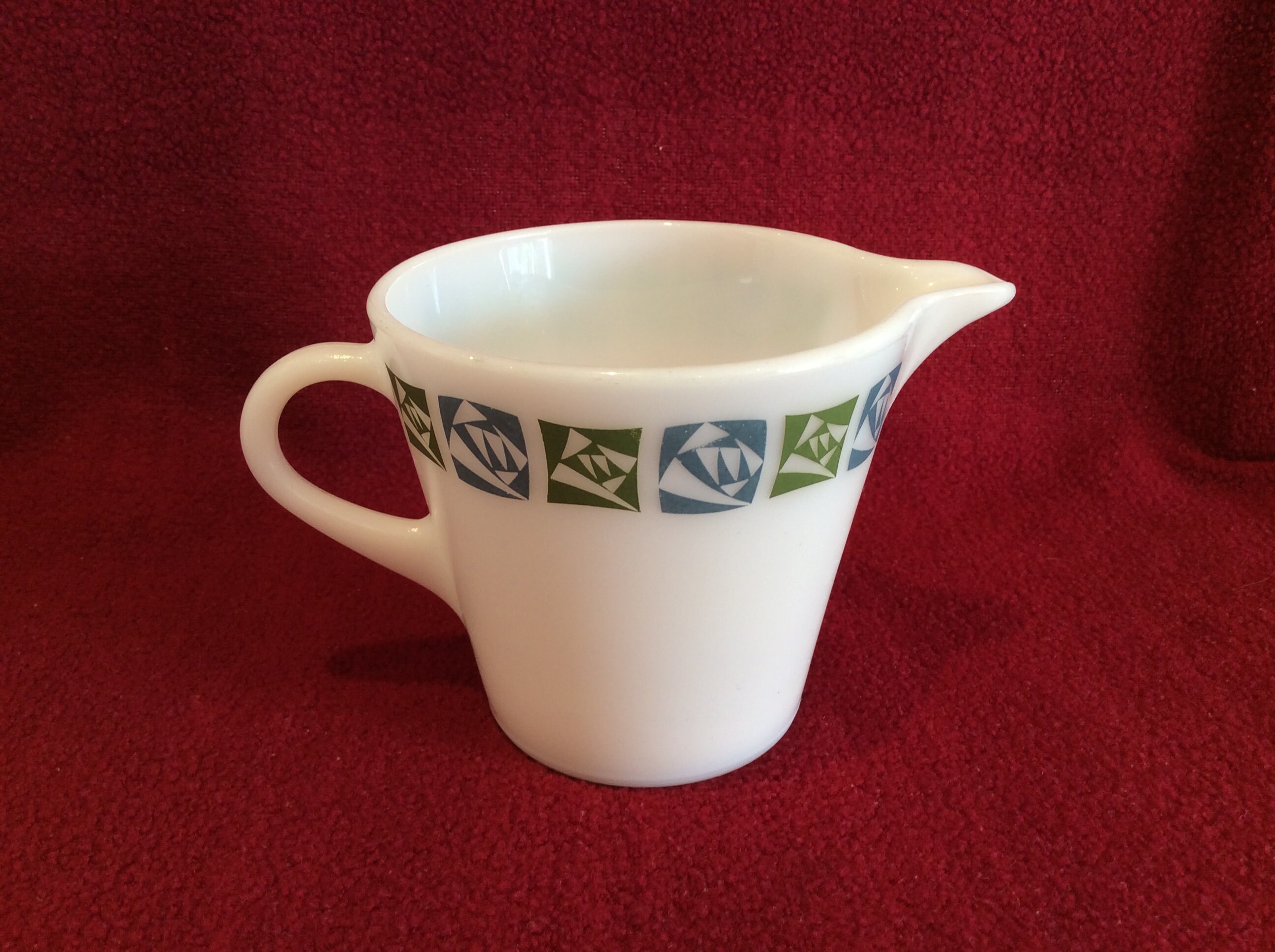 Pyrex JAJ Checkers Milk Jug - Etsy