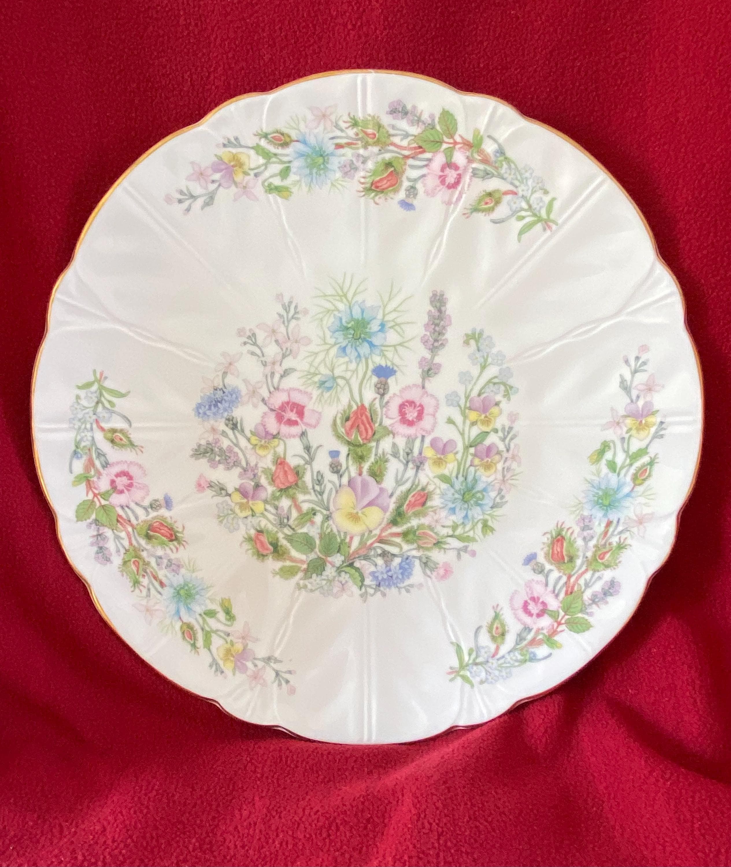 お値下げ　 AYNSLEY England 18cm プレート　5枚 ◇AYNSLEY◇アリス プレート◇ヴィンテージ◇全6種◇鏡の国のアリス
