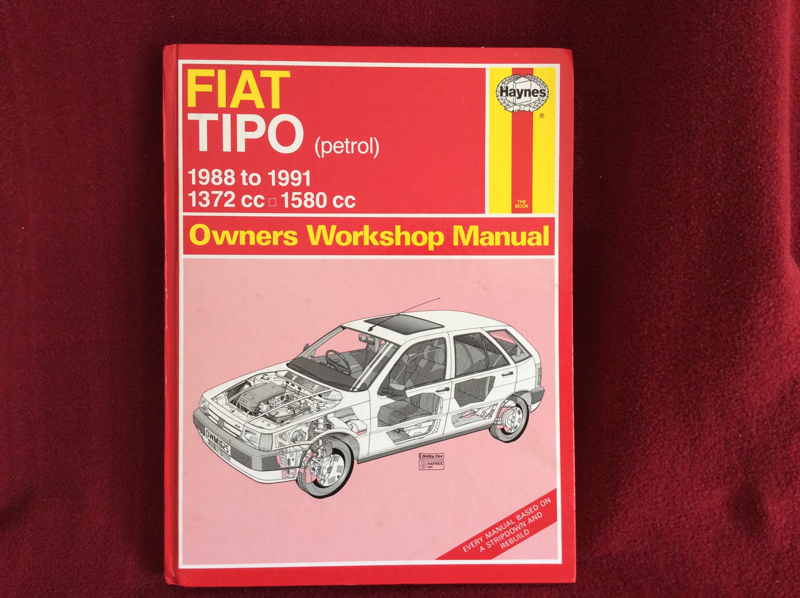 Haynes Owners Workshop Manual Fiat Tipo (petrol) #1625