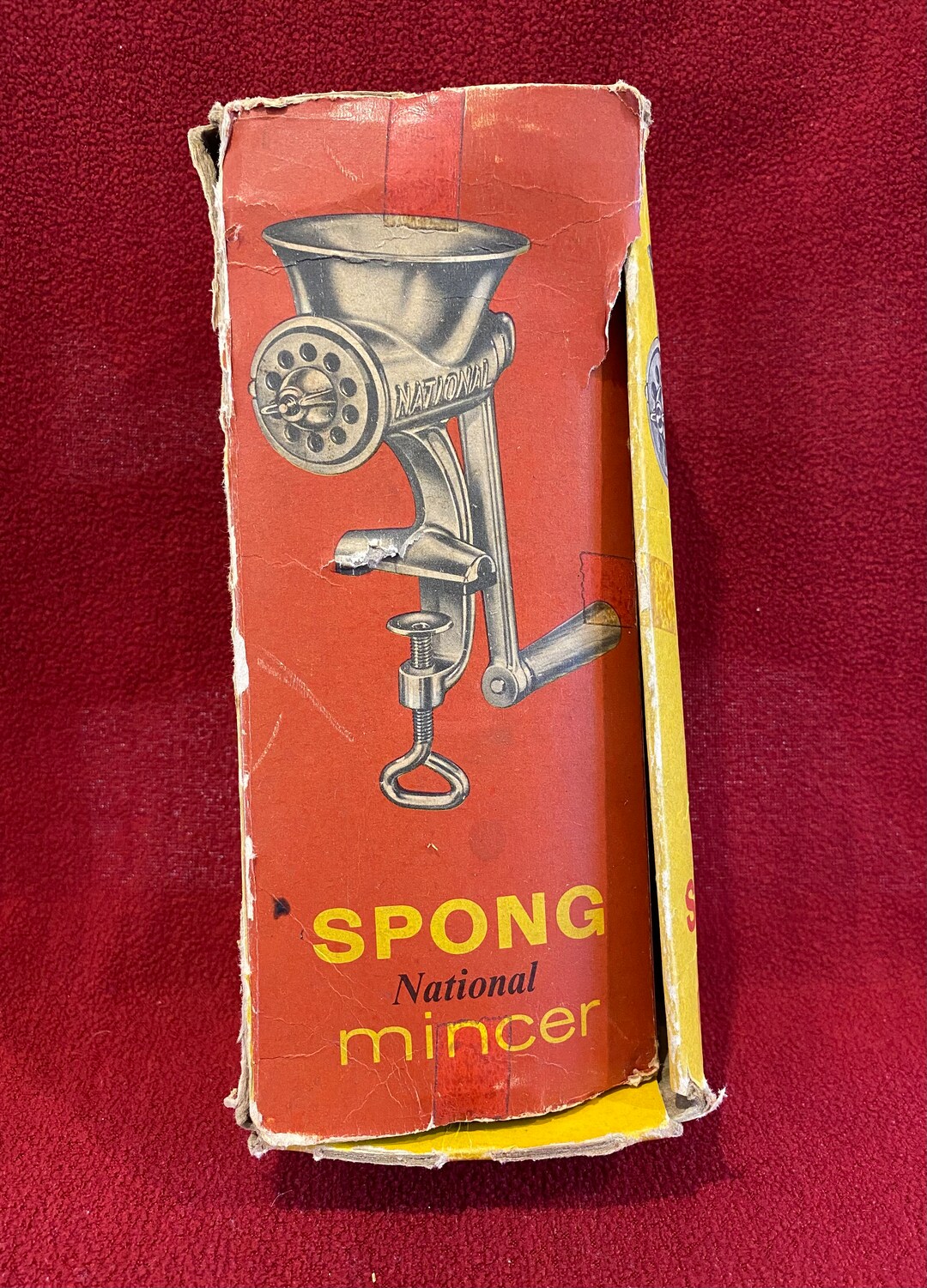 Spong Meat Mincer Grinder Boxed Unused. National 25. Complete Etsy