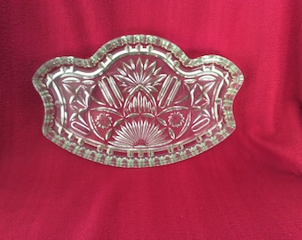 Vintage 1950's Green Dressing Table Tray 11"x7"