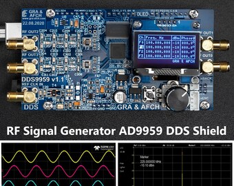 DDS AD9910 Arduino Shield 600MHz 1.5GSPS RF Signal Generator FREE SHIPPING 
