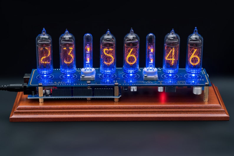 Ардуино часы на индикаторах. Nixie clock stl 3d modeli ин-14. часы на ин-14 arduino. nixie night xl. часы на ардуино.