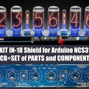 DIY KIT IN-18 Shield for Arduino Nixie Tubes Clock [Tubes optional]