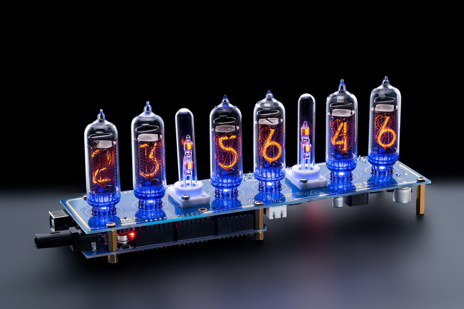Nixie Tubes Clock IN14 Arduino Shield arduino GPS Temp. Etsy