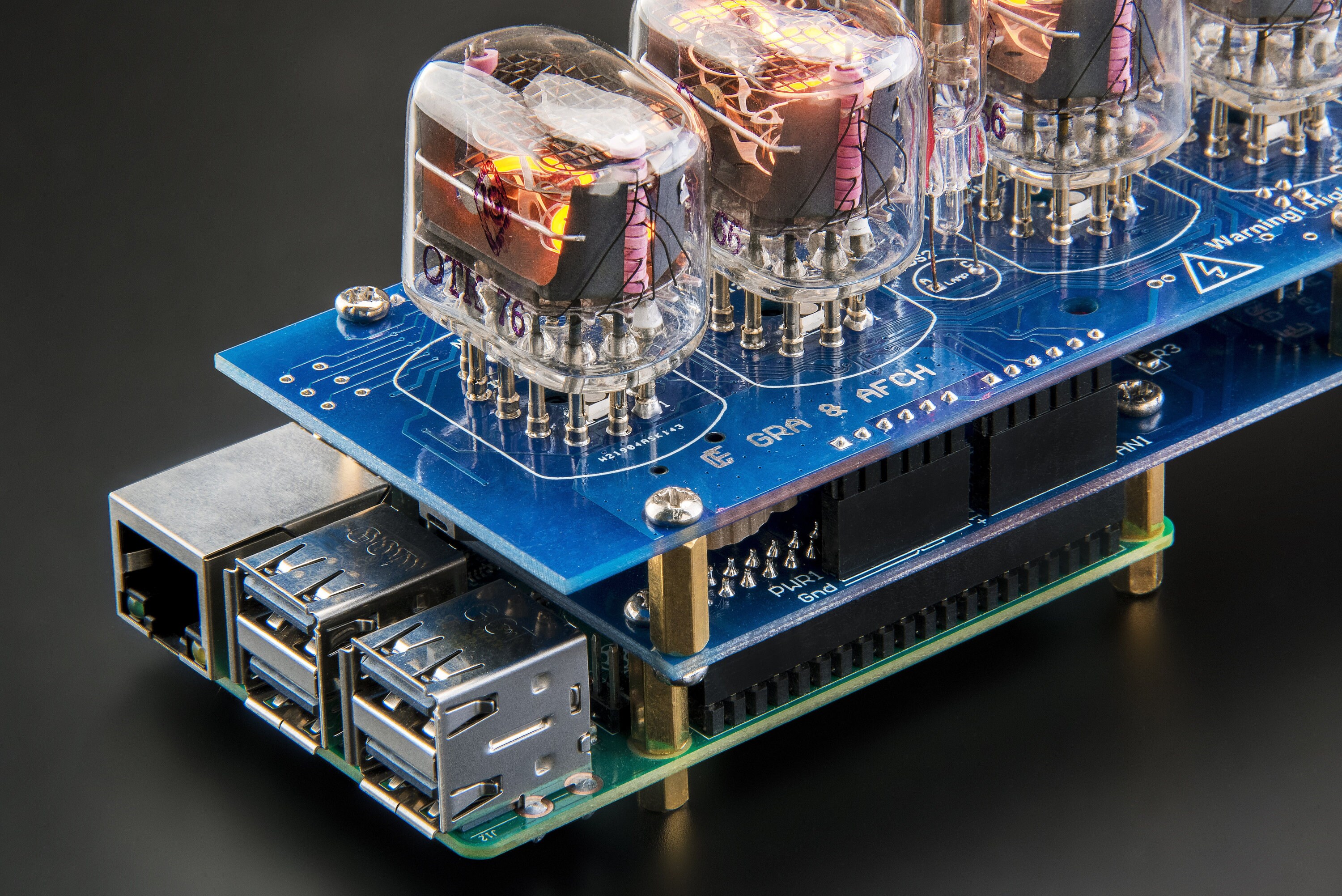 IN-12 Raspberry Pi Hat and Shield Nixie Tubes Clock [with Options] - Etsy