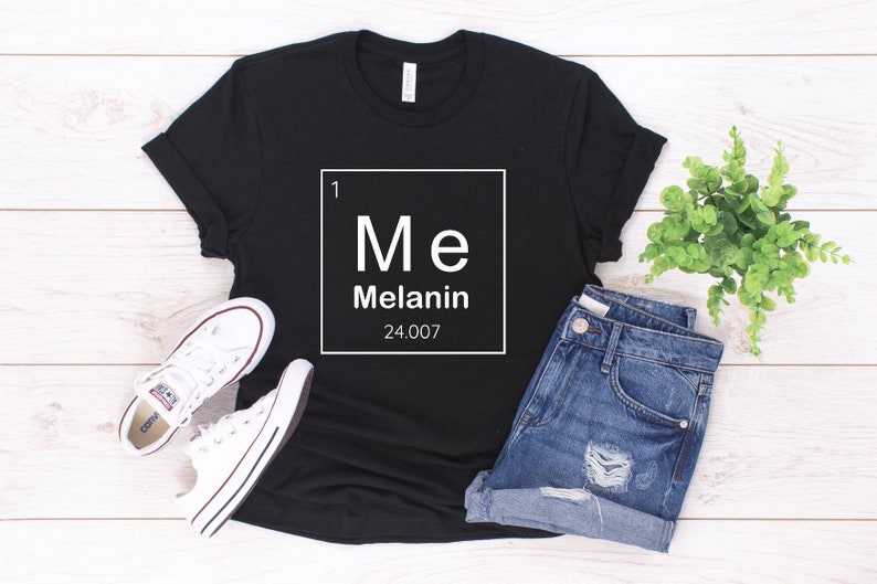 Me Melanin 24/7/Melanin Tee/Unisex Tee/Elements/Black Girl Magic /Melanin Poppin /Melanin Magic image 1