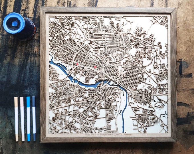 Richmond Wood Map - 3d City Map