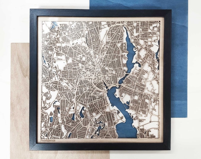 Providence Wood Map - 3d City Map