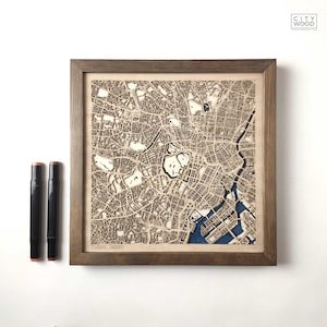 Tokyo Wood Map - 3d City Map