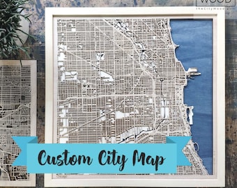 5th Anniversary Gift - Custom Wooden Map -Any City- Unique Wedding Gifts for Couple,Personalized World Map,Bride Engagement Craftsman