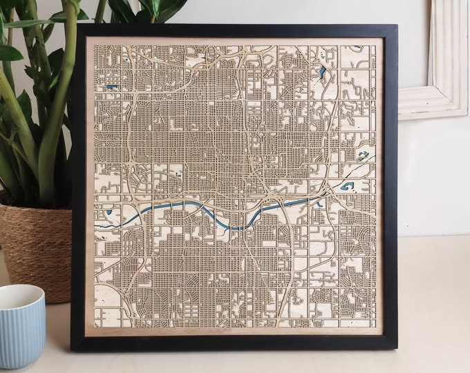 Oklahoma Custom Wood Map - Personalized Art Gift