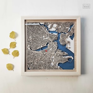Jede Stadt Landkarte - Einzigartige personalisierte Geschenk für Housewarming 5
