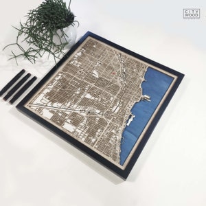 Jede Stadt Holz Karte - Holz Wohnkultur - Personalisiertes Geschenk