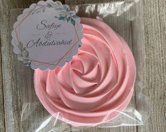 Meringue Cookies, French Meringue Cookies, Rose Meringue Cookies, Large Meringue Cookies, Gluten Free (3 inches) 24 Cookies