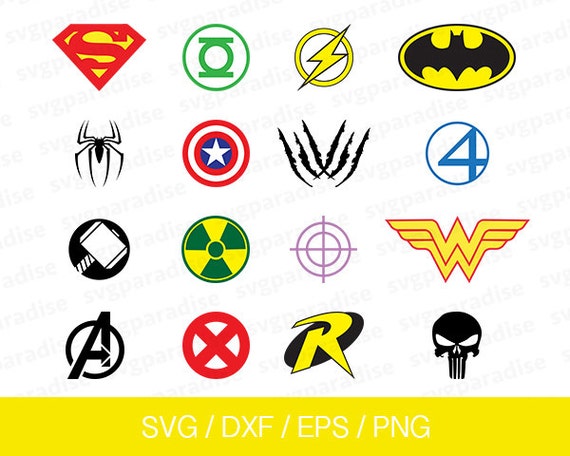 Items similar to Superhero Svg, Superheroes Logo Svg, Superhero logo