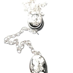 Navajo Weißer Büffel und Sterling Silber Lariat Halskette | Etsy